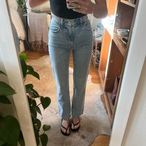 Abercrombie & Fitch Light Blue Straight Leg Jeans